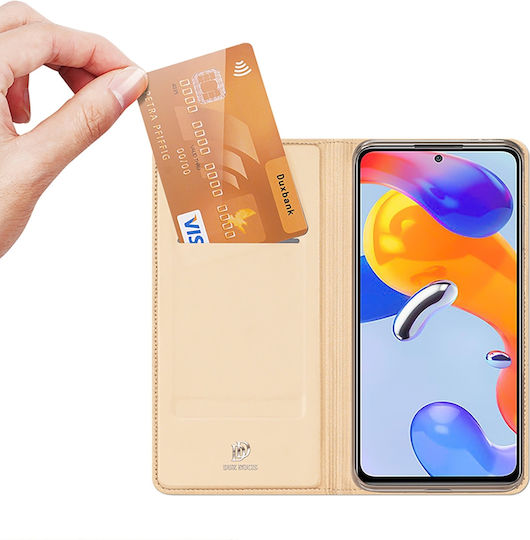 Dux Ducis Skin Pro Holster Buchen Sie Synthetisches Leder Gold (Redmi Note 11 Pro+ 5G)