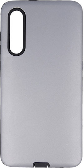 Defender Smooth Back Cover Πλαστικό Ασημί (Redmi 9A / 9AT)
