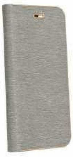 Forcell Luna Book Δερματίνης Ασημί (Redmi 9T)