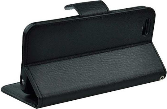 Fancy Wallet Δερματίνης Μαύρο (Redmi Note 11 Pro)
