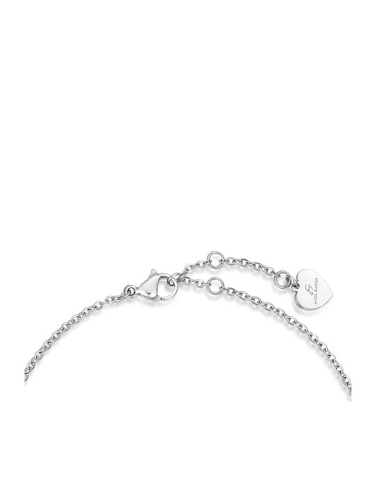 Luca Barra Fußarmband aus Stahl