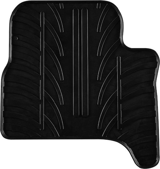 Gledring Set of Front and Rear Mats 4pcs for Seat Mii Skoda Citigo Volkswagen Up 2019 Black