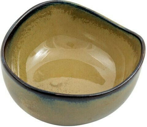 HFA 5418024 Servierschüssel Rund aus Porzellan Beige mit Durchmesser 9.7cm