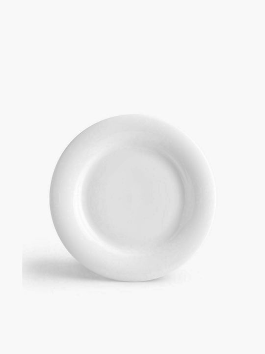 Ionia Plus Plate Shallow made of Porcelain White with Diameter 22cm