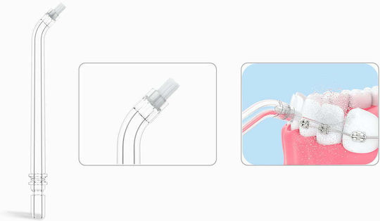 Dr Bei Duze GF3 Water Flosser Rezerve Capete Periuță Dinți Electrică Pentru 2 Bucăți