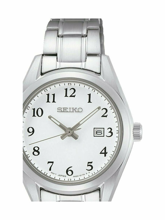 Seiko Classic Ρολόι Μπαταρίας με Μεταλλικό Μπρασελέ Seiko Classic Ρολόι Μπαταρίας με Μεταλλικό Μπρασελέ
