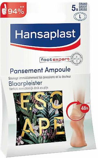 Hansaplast SOS Blister Gel Patches Large 5pcs