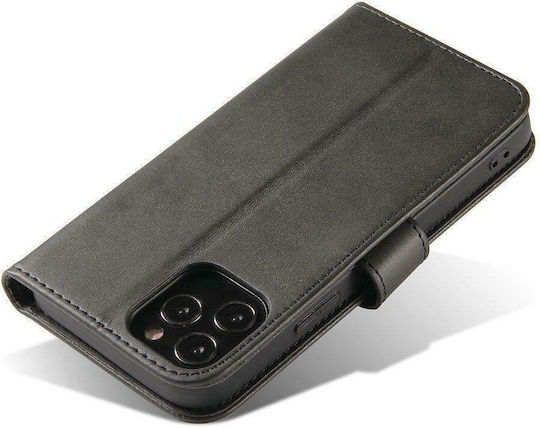 Magnet Elegant Book Δερματίνης Μαύρο (Redmi Note 9T)