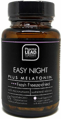 Pharmalead Easy Night Plus Melatonin Supplement for Sleep 30 caps