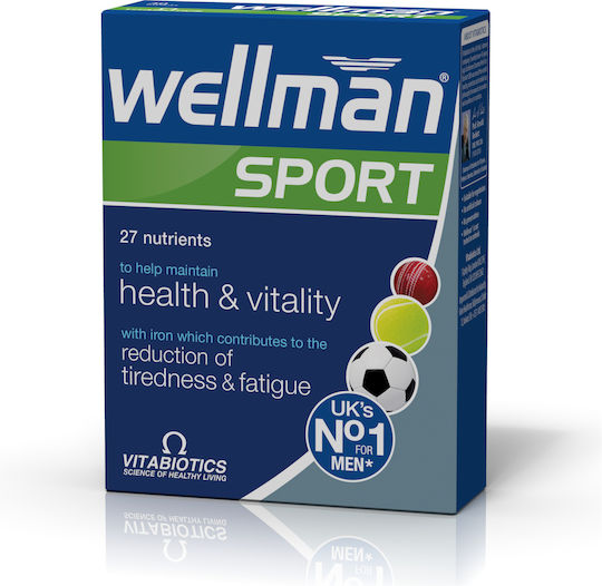 Vitabiotics Wellman Sport 27 Nutrients Health & Vitality Fertility Supplement 30 Tablets