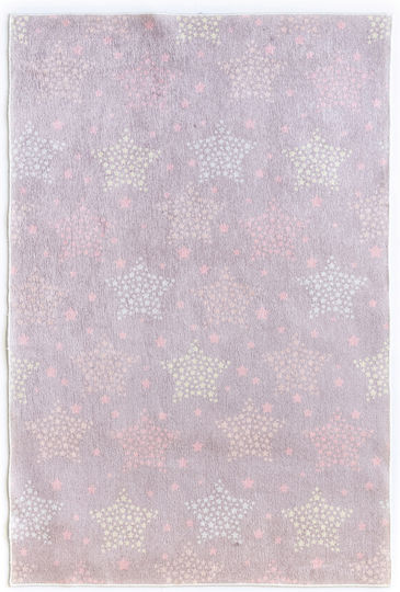 Palamaiki Grundi Παιδικό Χαλί Αστέρια Ροζ 120x180cm