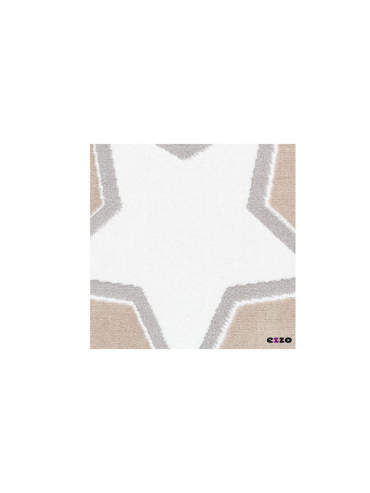 Ezzo Kids Synthetic Rug A161ACD Stars 133x190cm 6mm Beige