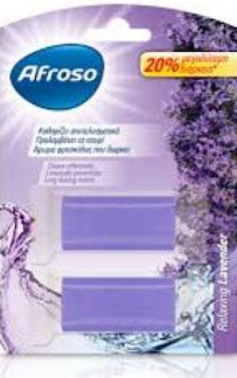 Afroso Λεβάντα Block Toilette Ersatzteil 2x40gr