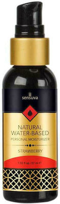 Sensuva Natural Water Based Personal Moisturizer Vaginal Gel lubrifiant Căpșună 57ml