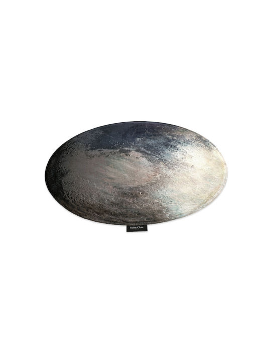 Saint Clair Space Παιδικό Χαλί Γκρι Στρογγυλό με Διάμετρο 100cm