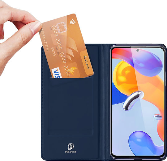 Dux Ducis Skin Pro Holster Book Synthetic Leather Blue (Redmi Note 11 Pro)