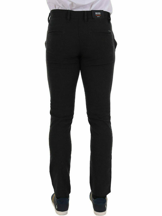 Hugo Boss Men's Trousers Chino in Slim Fit Black