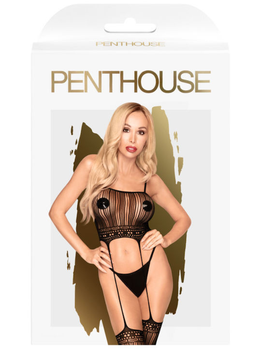 Penthouse Penthouse Sex Dealer Bodystocking Ολόσωμο Καλσόν Διχτυωτό Black