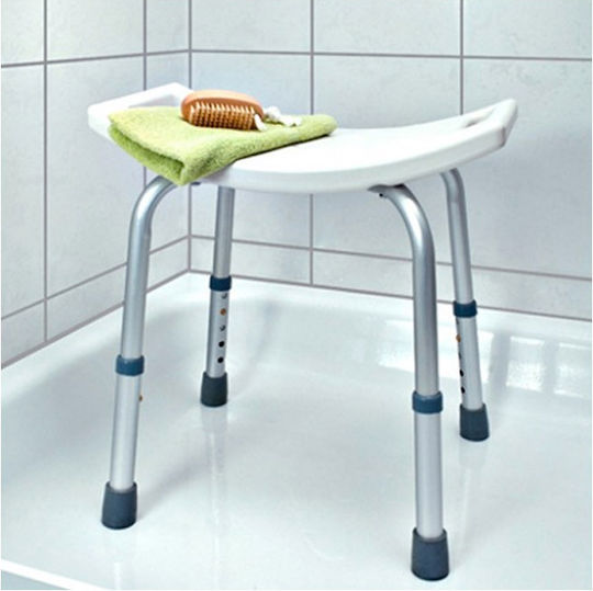 Bakaji Viva & More Bath Stool General Use For Elderly And People With Limited Mobility Bathroom Seat 51x45x56cm 12370