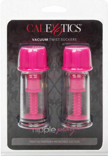 Calexotics Nipple Play Vacuum Twist Suckers Αναρροφητής Sfârcuri Roz 2buc