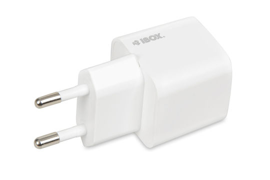 iBox Φορτιστής Χωρίς Καλώδιο με Θύρα USB-C 30W Power Delivery Λευκός (C-38)