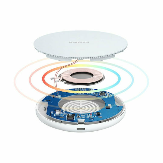 Ugreen Wireless Charger (Qi Pad) 15W Whites (CD186)