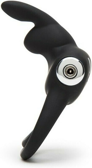 Happy Rabbit Rechargeable Cock Ring Вибриращ Пръстен Петел Black HR-73137