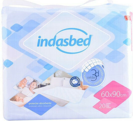 Indasec Super Bed Protector Pernute de incontinență 60x60cm 20buc