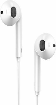 Dudao X3C Earbuds Handsfree with USB-C Connector White