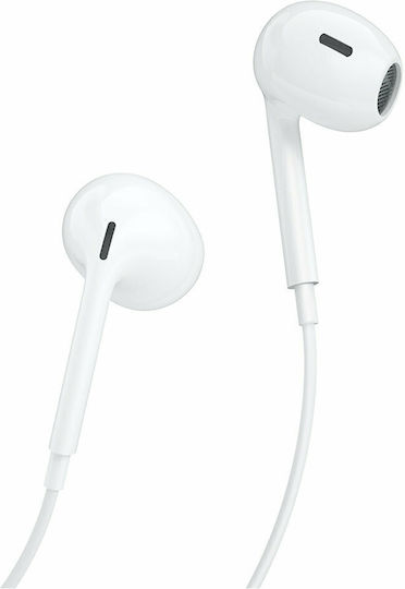 Dudao X14 Pro Earbuds Handsfree με Βύσμα 3.5mm Λευκό