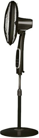 Gruppe FS40-404R Pedestal Fan 60W 40cm Diameter with Remote Control Black