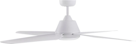 Lucci Air Aria Deckenventilator 122cm mit Leuchte Weiß