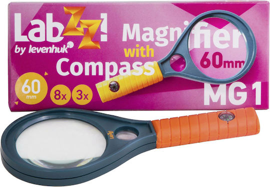 Levenhuk Labzz MG1 Magnifying Lense με Πυξίδα (3x - 8x) LEV-
