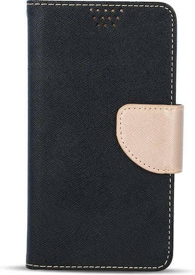 TelForceOne Fancy Smart Book Case έως 5.7" Black/Gold