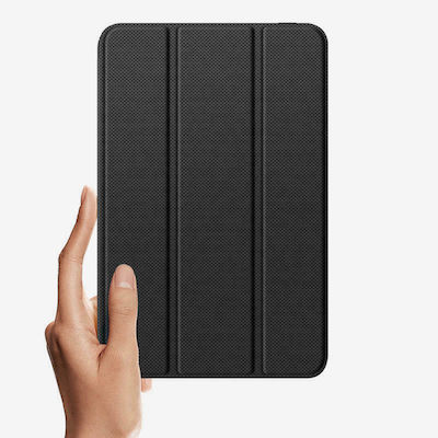 Dux Ducis Toby Synthetic Leather / Plastic Flip Cover Black (Realme Pad)