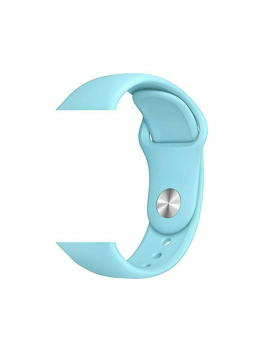 Trender Curea Silicon cu Pin Albastru deschis (Apple Watch 38/40/41/42mm) TR-ASL41LBL