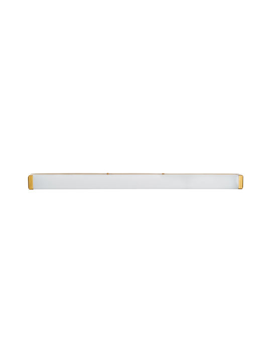 GloboStar Renata Modern Lamp Bathroom with Integrated LED and Natural White Light Copper 60x5.5cm