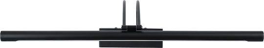 GloboStar Laura Modern Leuchte Badezimmer mit Integrierter LED und Neutralweißes Licht Schwarz 60x13cm