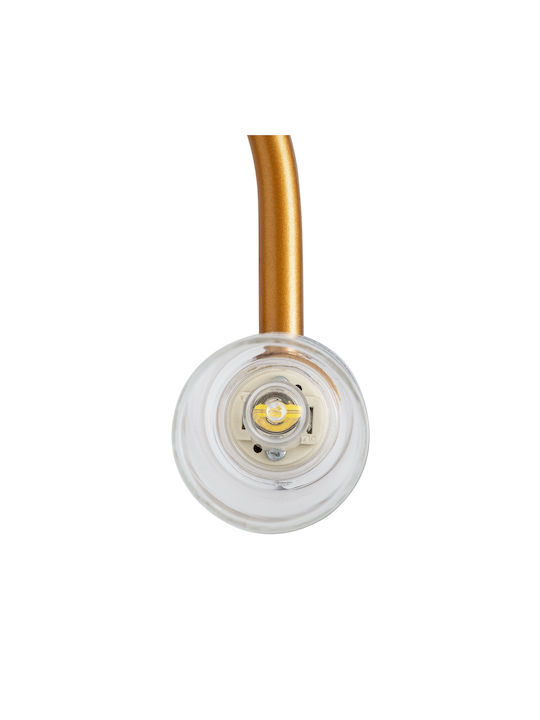 GloboStar Paola Modern Lamp Bathroom with Socket G9 Copper 31x15cm