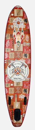 Viking Tomahawk 10′ 6” Inflatable SUP Board with Length 3.2m Multicolored