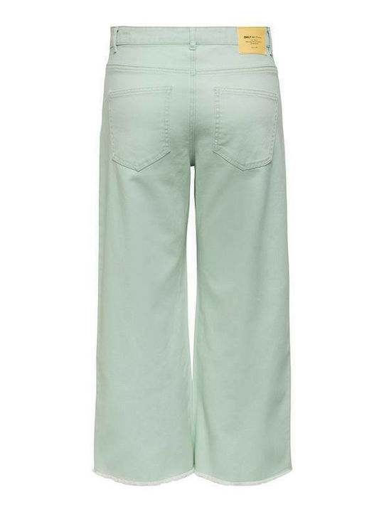 Wide Γυναικείο Jean Παντελόνι Frosty Green