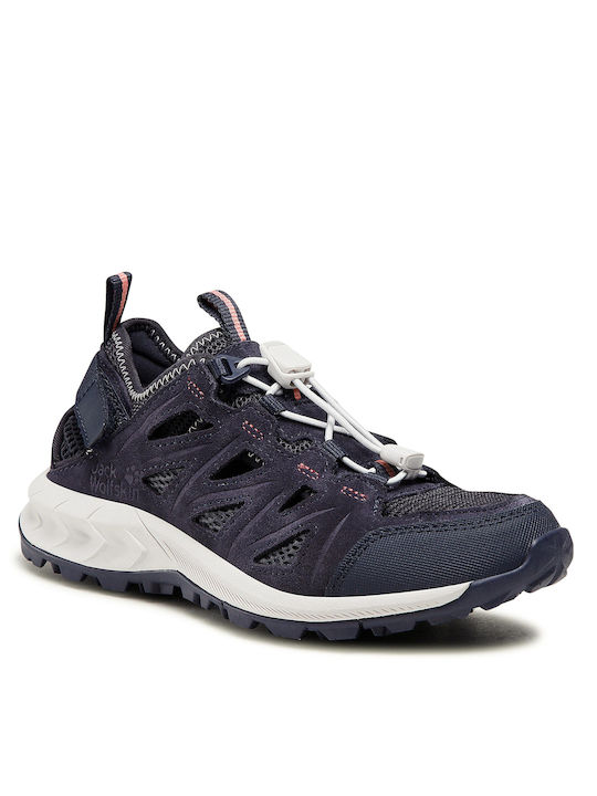 Jack Wolfskin Woodland 2 Hybrid Pentru Femei Încălțăminte De Drumeție Albastră Jack Wolfskin Woodland 2 Hybrid Pentru Femei Încălțăminte De Drumeție Albastră