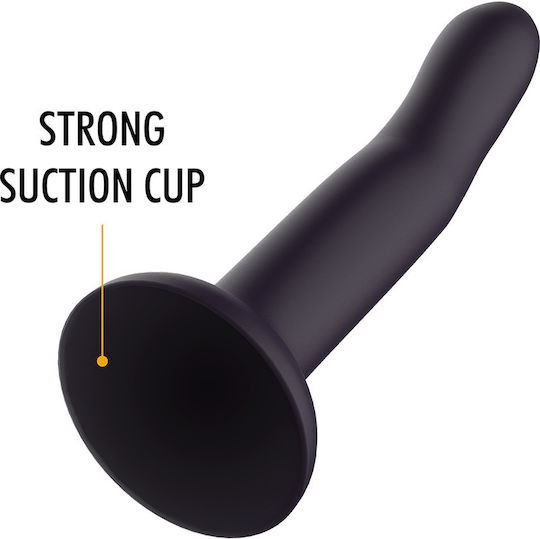 Mythology Duman Mystic Dildo Dildo With Suction Cup Black 17cm