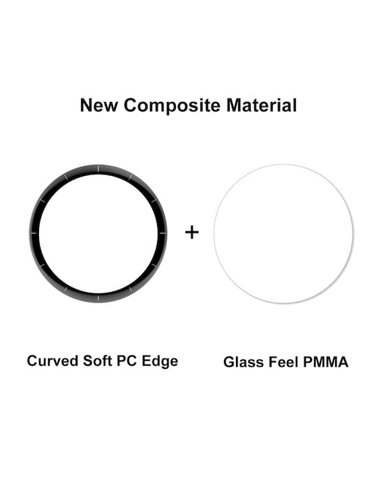 Enkay 3D Full Coverage Soft PC Edge & PMMA HD Screen Protector for the Amazfit GTR 3 1pcs SYA001786602
