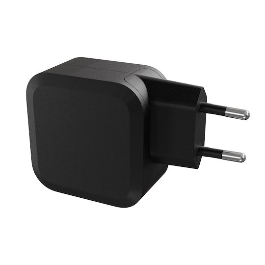 Green Cell GaN Wireless Charger with USB-A Port and 2 USB-C Output Ports 65W Power Delivery / Quick Charge 3.0 Black