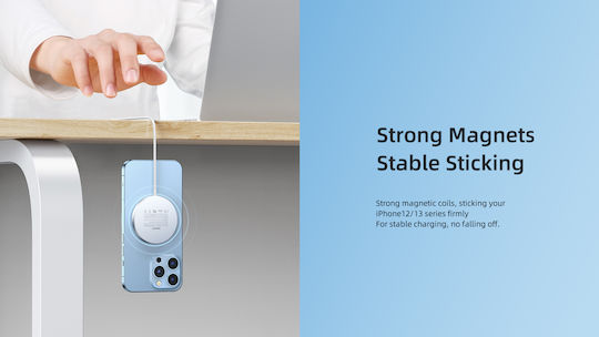 Remax Φορτιστής Magsafe 15W Λευκός (Jinga)