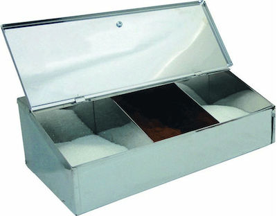 Novatex Triple Coffee Box Inox L33xW24xH10cm