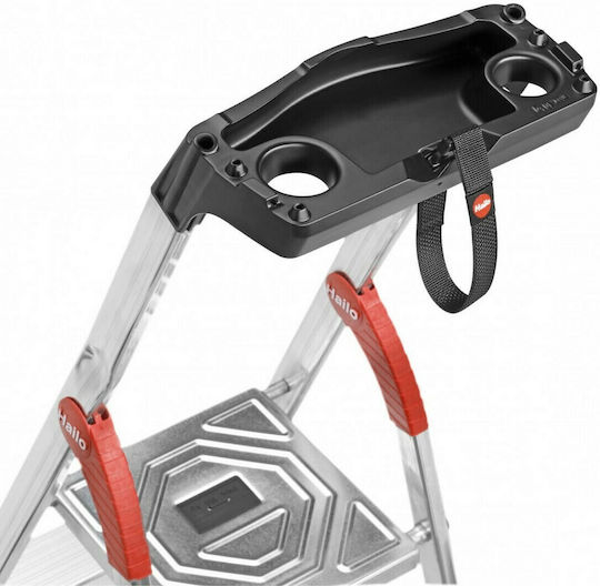 Hailo L80 Easy Clix Ladder Aluminum with 5+1 Steps