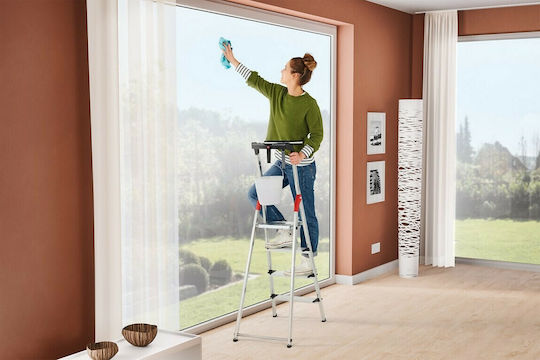 Hailo L80 Easy Clix Ladder Aluminum with 5+1 Steps