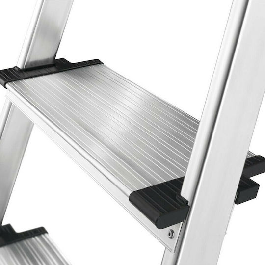Hailo L80 Easy Clix Ladder Aluminum with 5+1 Steps